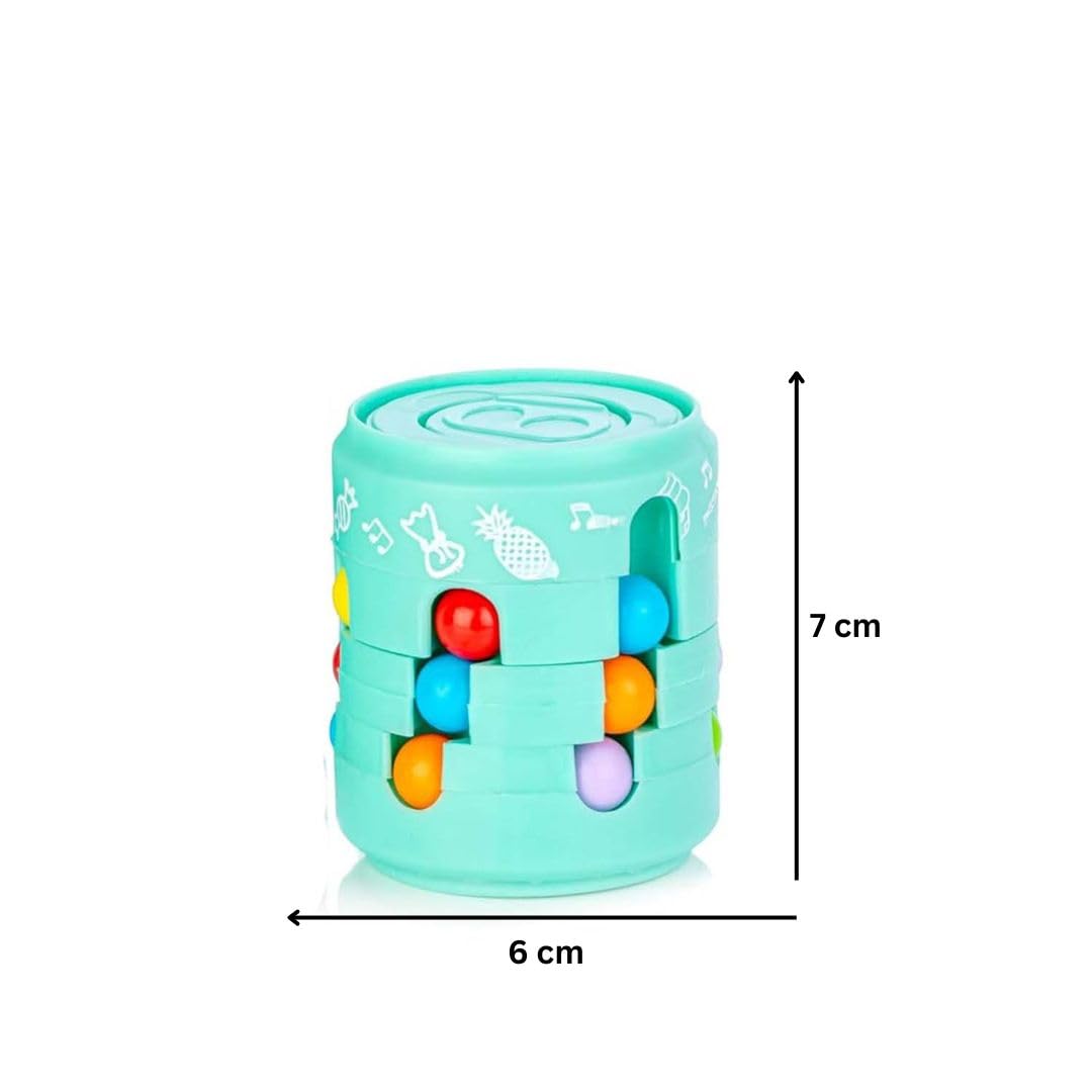 Can Cube Toy Magic Bean Rotating Sliding Puzzle Game