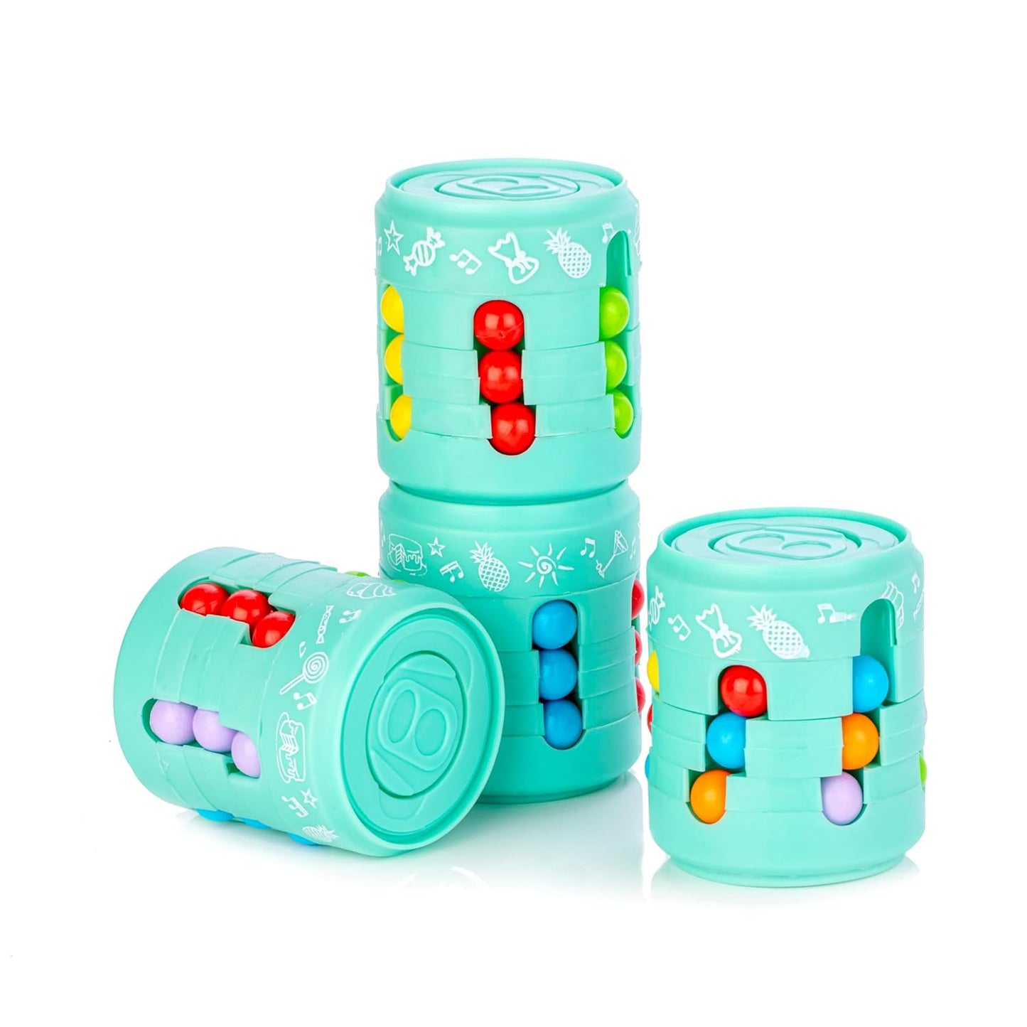 Can Cube Toy Magic Bean Rotating Sliding Puzzle Game