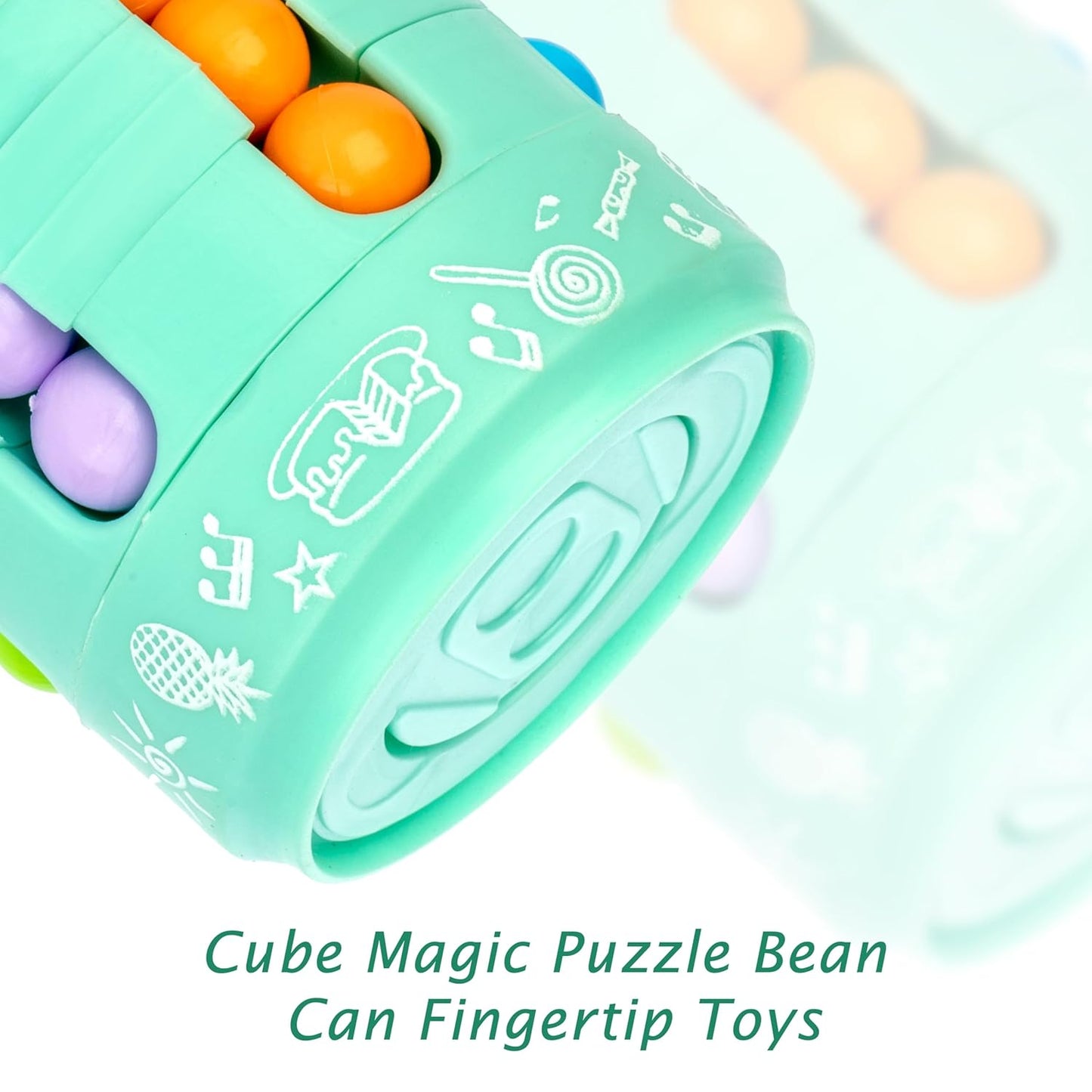 Can Cube Toy Magic Bean Rotating Sliding Puzzle Game