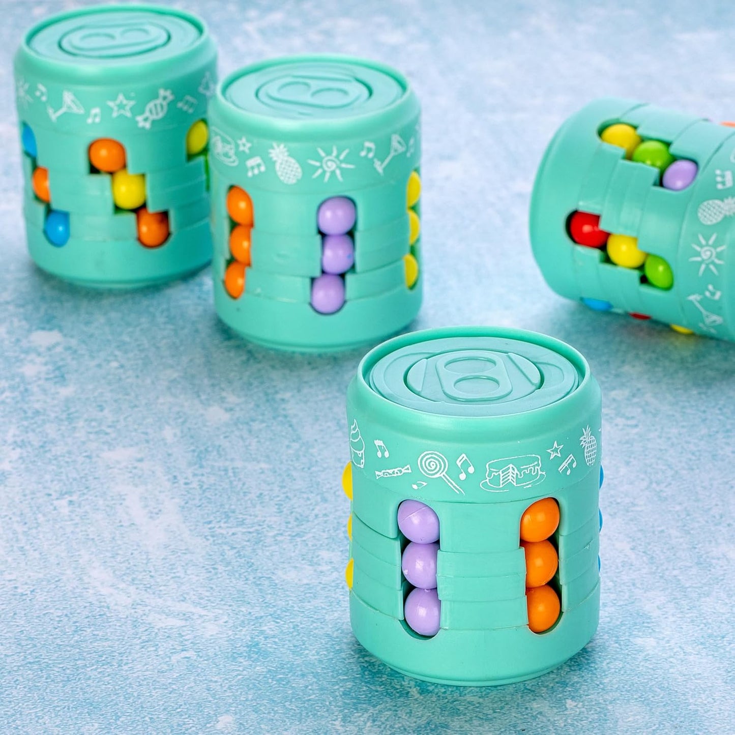 Can Cube Toy Magic Bean Rotating Sliding Puzzle Game
